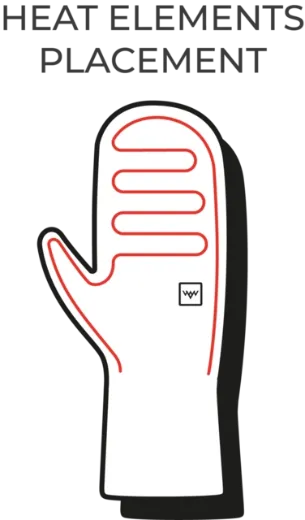 Bilde av Heat Experience Heated Everyday Mittens 13 Svart